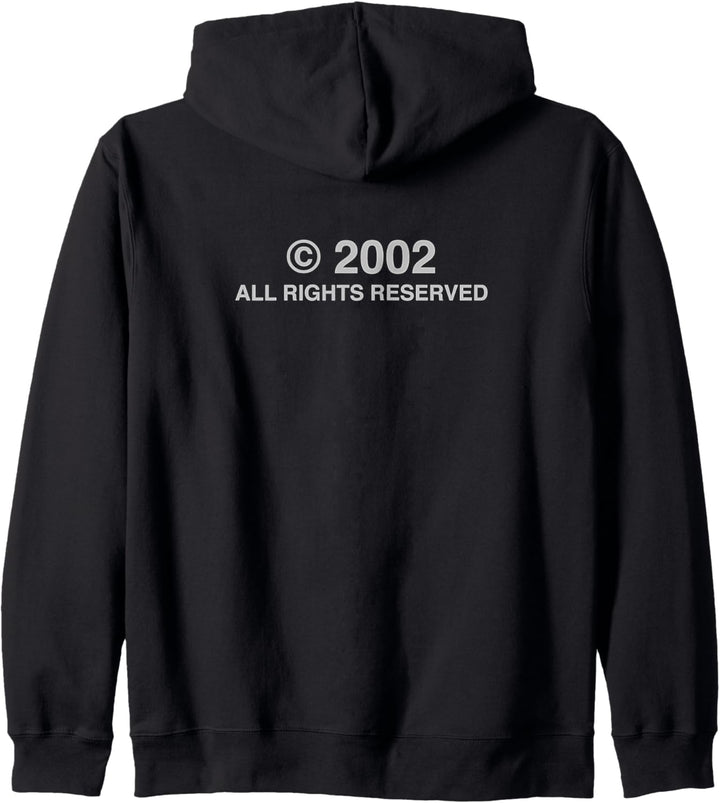 Copyright 2002 Geburtsjahr 2002 Funny Born in 2002 Birthday Kapuzenjacke