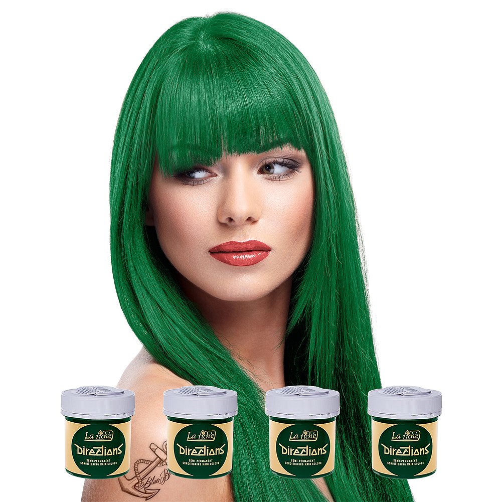 4 x LaRiche Directions Haartönung apple green 88 ml Apple Green 88 ml (1er Pack), Apple Green 88 ml