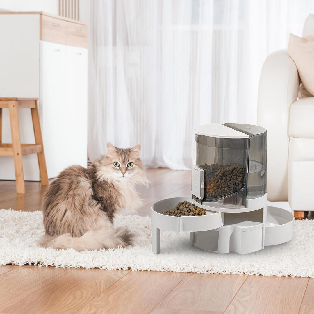 Automatischer Wassernapf für Hunde,Automatischer Katzenfutterautomat - Automatische Futter- und Wass