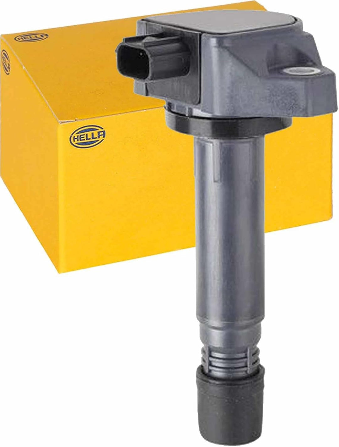 HELLA 5DA 358 000-991 Zündspule - 12V - 3-polig - Kerzenschachtzündspule - geschraubt