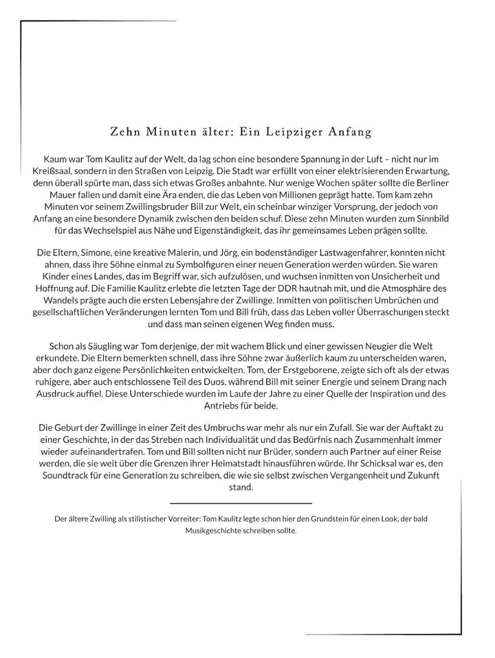 Die Biografie über Tom Kaulitz: Gitarren, Glamour, Geduld. Komplett in Farbe, Taschenbuch