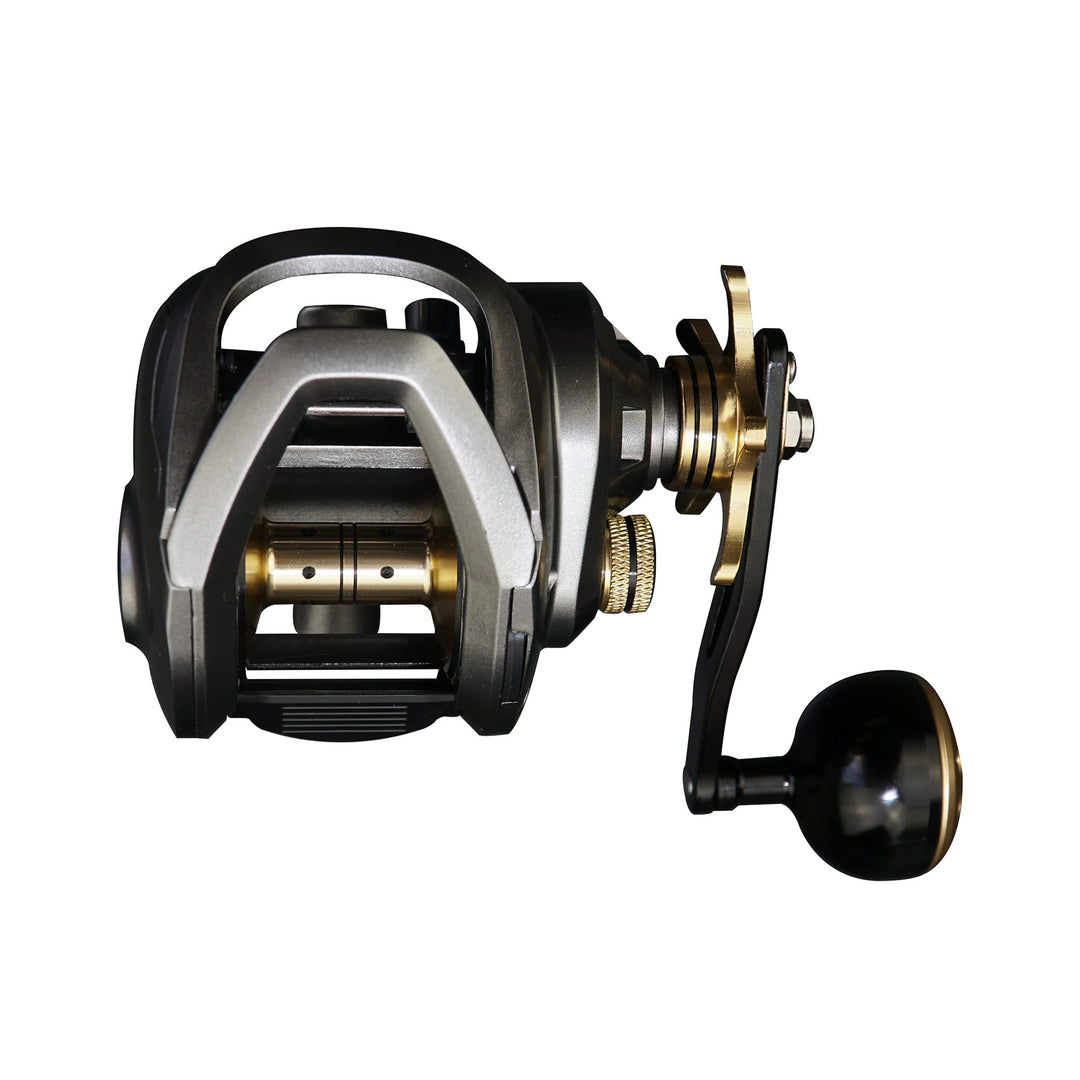 Big Game Baitcasting Rollen 15 kg Max Drag Low Profile Baitcaster Angelrolle Links, Links
