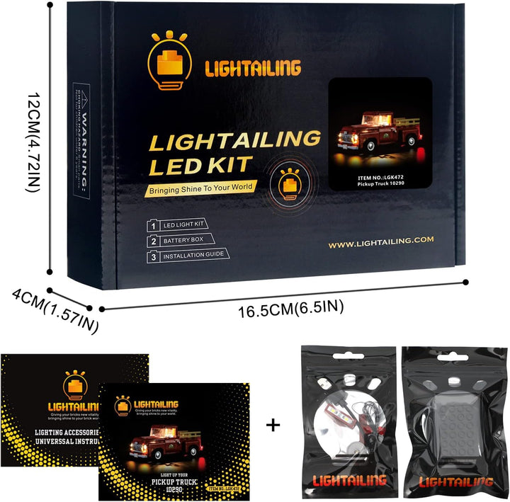 LIGHTAILING Licht-Set Für Lego 10290 Creator Expert Pickup Bausteinen Modell - Modell Set Nicht Enth