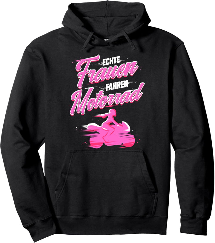 Motorradfahrerin Geschenk Motorsport Frauen Motorrad Damen Pullover Hoodie