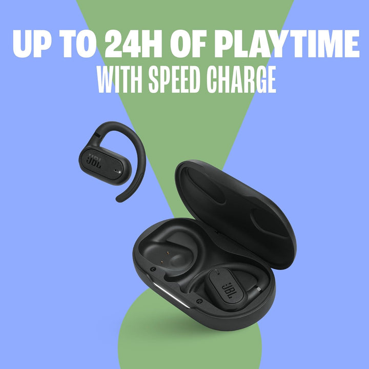 JBL Soundgear Sense – Kabellose Bluetooth-Open-Ear-Kopfhörer – Spritzwassergeschützt und komfortabel