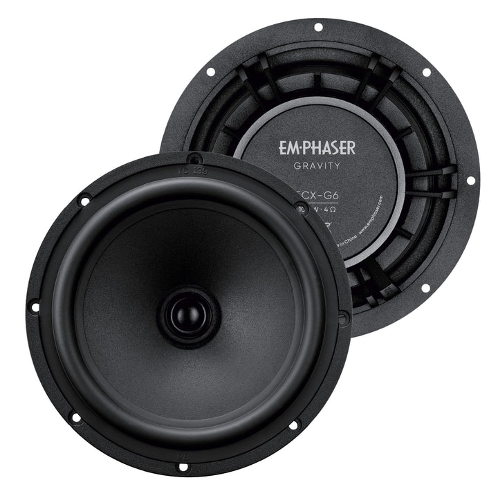 EMPHASER ECX-G6 – 16,5 cm / 6,5“ Auto Lautsprecher, Koaxial System für PKWs und Reisemobile, Sound S