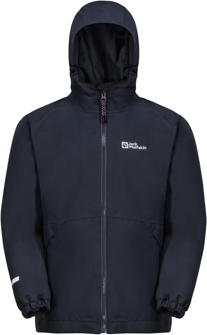 Jack Wolfskin Unisex Kinder Iceland 3in1 Jacket K Jacket 104 night blue, 104 night blue