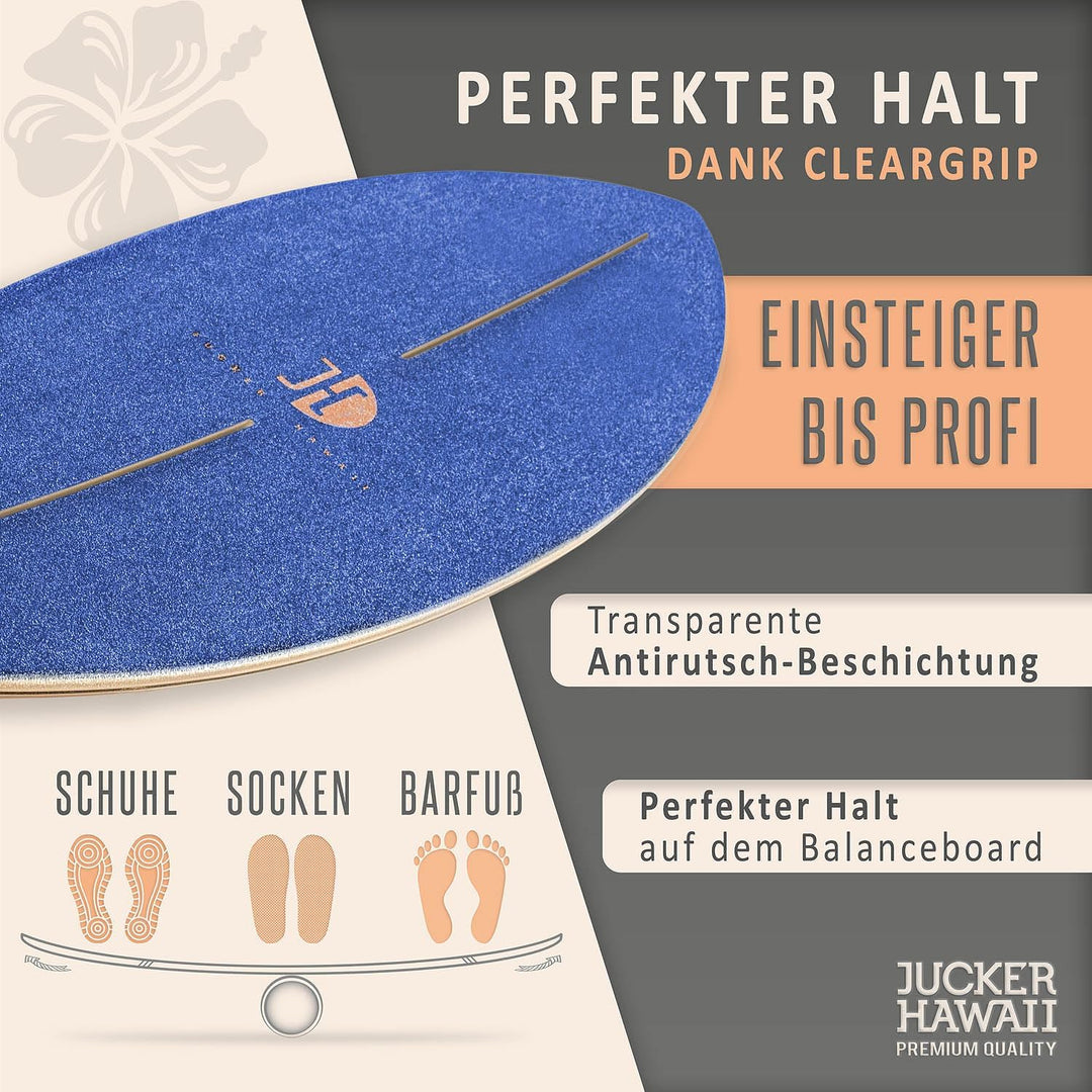 JUCKER HAWAII Surf Balanceboards Ocean Rocker - Indoor und Outdoor Balance Board für Kinder und Erwa