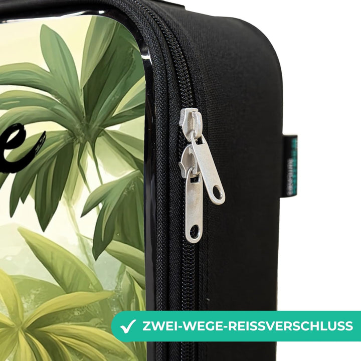 NoBoringSuitcases.com® Kinderkoffer Klein Personalisiert mit Name 48x31x19 cm Rollkoffer Kleiner Kin