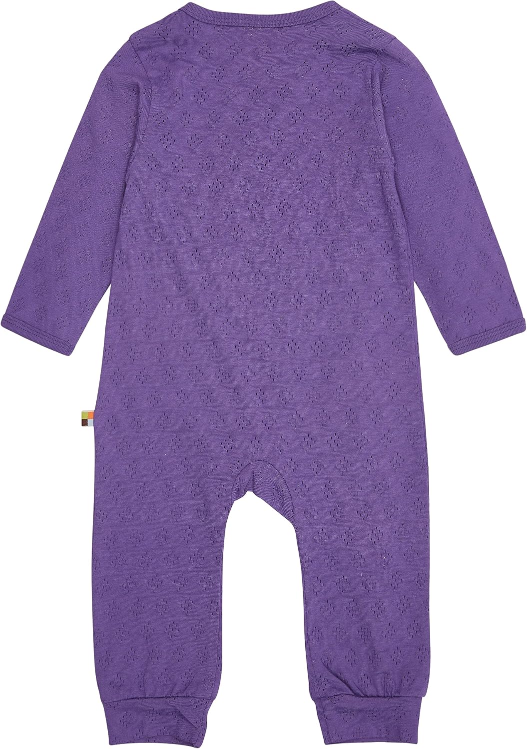 loud + proud Baby-Mädchen Jacquard Strick, GOTS Zertifiziert Overall 50-56 Violet, 50-56 Violet