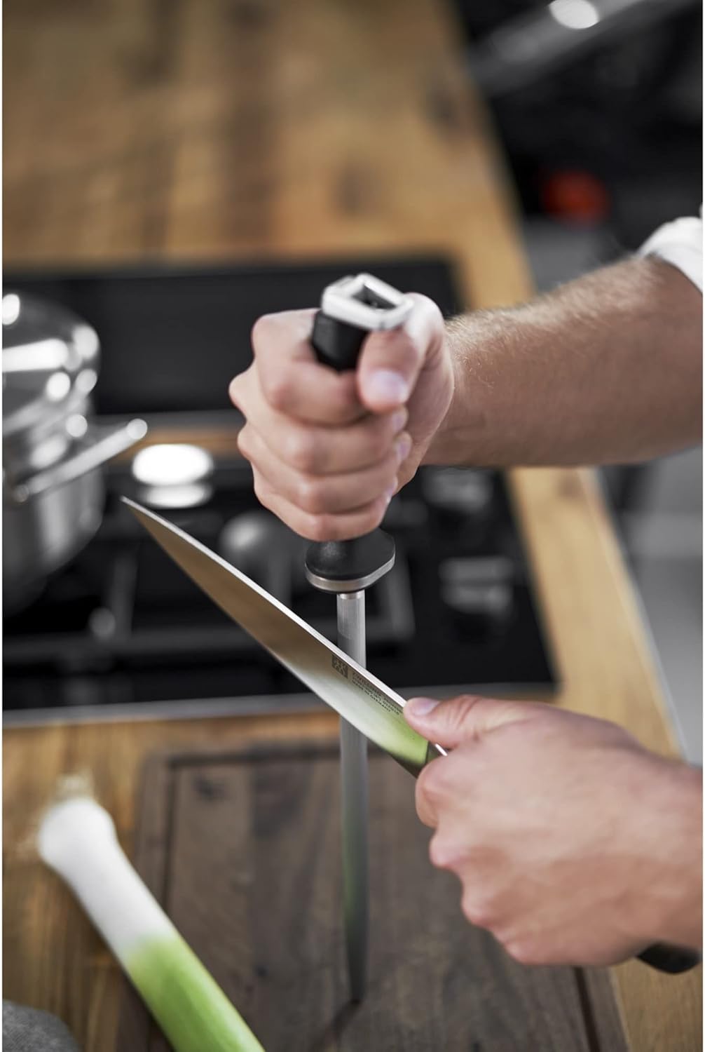 ZWILLING J.A. Henckels 32565-310 Wetzstahl, 30,5 cm, Schwarz/Edelstahl 12-inch Schwarz/Edelstahl, 12