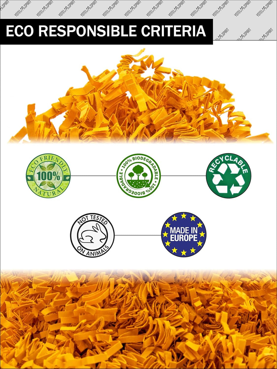 2.5kg Geschreddertes Cognac Papier für Geschenkbox – Füllmaterial für Pakete, Körbe, Boxen und Verpa