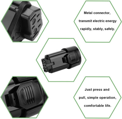 Shentec 12V 3000mAh Li-Ion Ersatzakku für AEG Akku AC82049 AC82008 AC82048 AC82059 R82048 R82049 R82