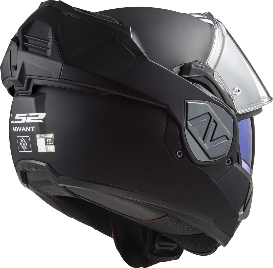 LS2, Klapphelme motorrad ADVANT solid black mat, S S Black mat, S Black mat