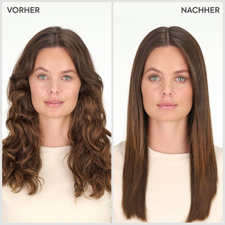 BaByliss Midnight Shine Glätteisen, Haarglätter mit Titan‑Keramikplatten, Extra lange Stylingplatten