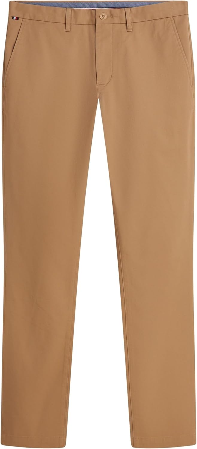 Tommy Hilfiger Herren Hose Bleecker Chino 1985 Pima Cotton Chino 28W / 29L Brown (Timeless Camel), 2