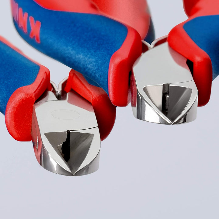 Knipex Elektronik-Seitenschneider mit Mehrkomponenten-Hüllen 115 mm (SB-Karte/Blister) 77 02 115 SB