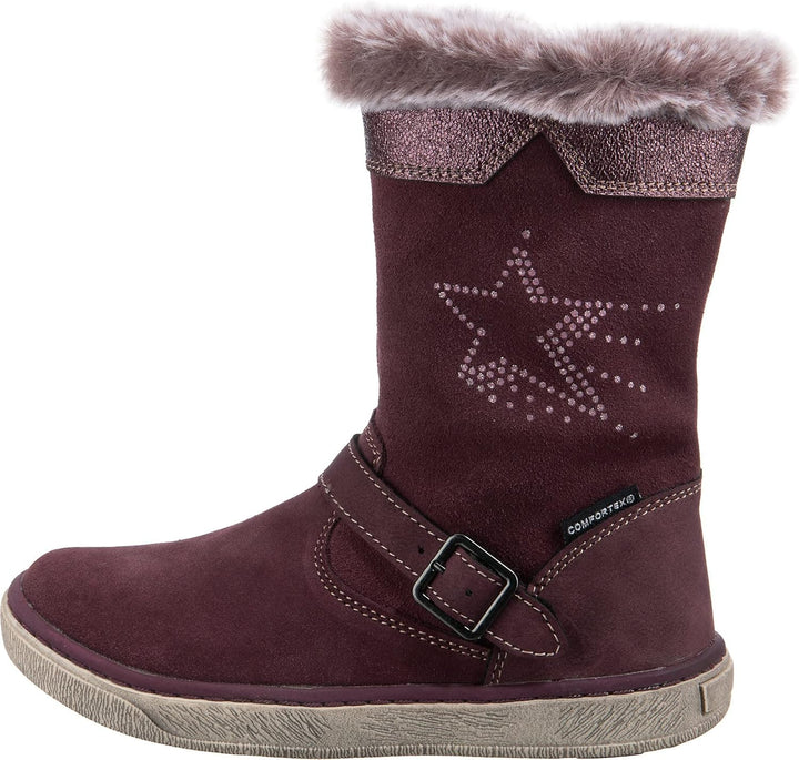 Lico Mädchen Reena Schneestiefel 28 EU Bordeaux, 28 EU Bordeaux