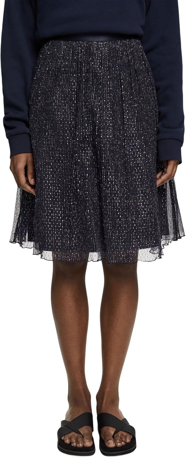 ESPRIT Damen Rock 32 400/Navy, 32 400/Navy