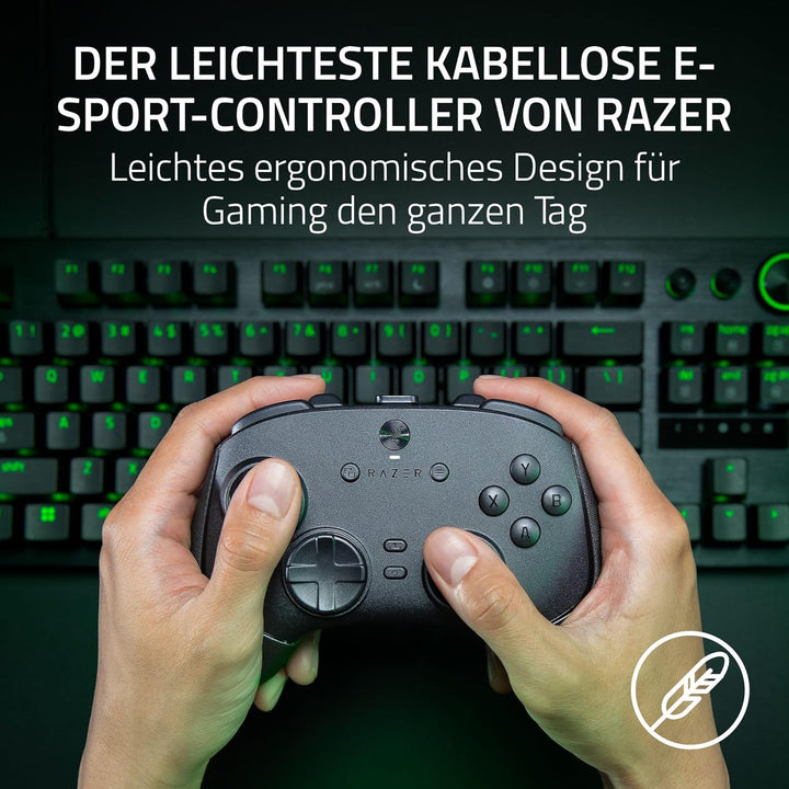 Razer Wolverine V3 Pro 8K PC - Kabelloser E-Sport-Controller für den PC (8K Hz HyperPolling, TMR-Ana