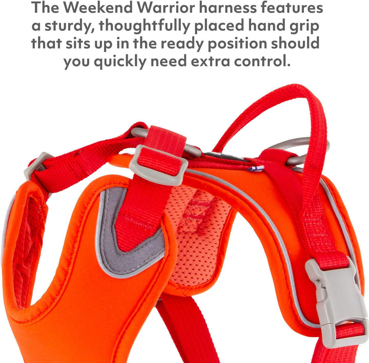 Hurtta Weekend Warrior ECO Rose Hip Harness, 45-60 cm Hagebutte 18-24 in, Hagebutte 18-24 in