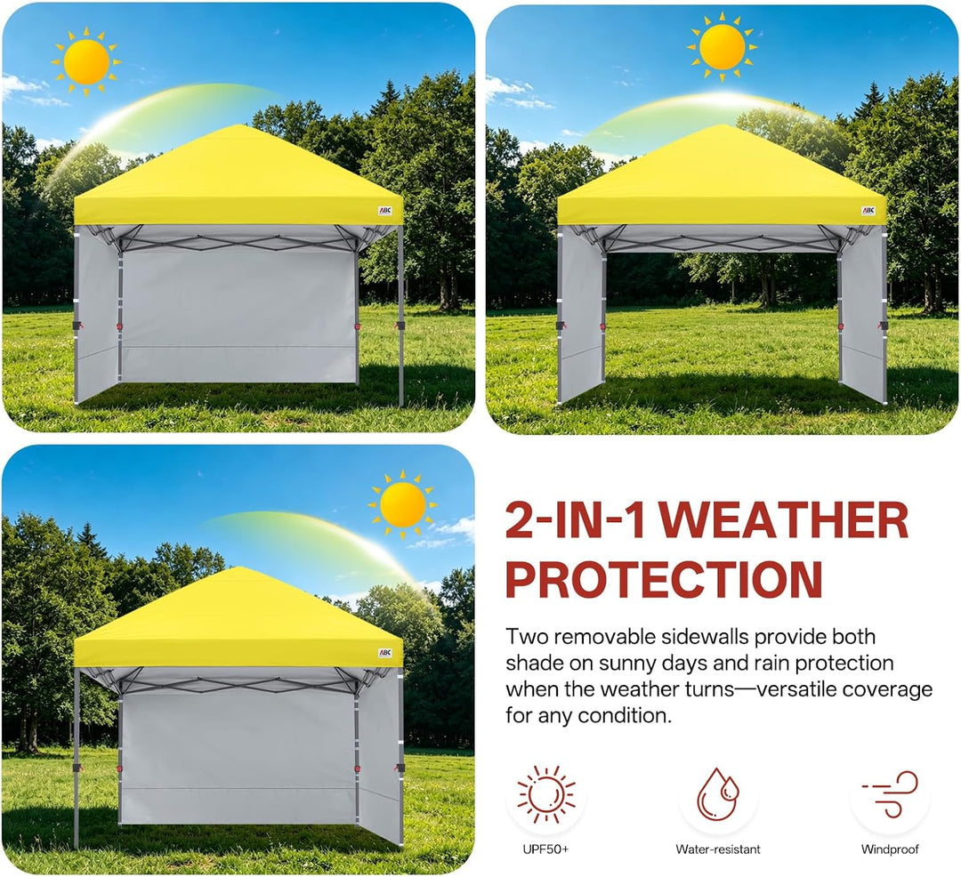 ABCCANOPY Faltpavillon Wasserdicht Stabil Winterfest,UV Schutz 50+,Für Garten Camping,4 PCS Sandsack