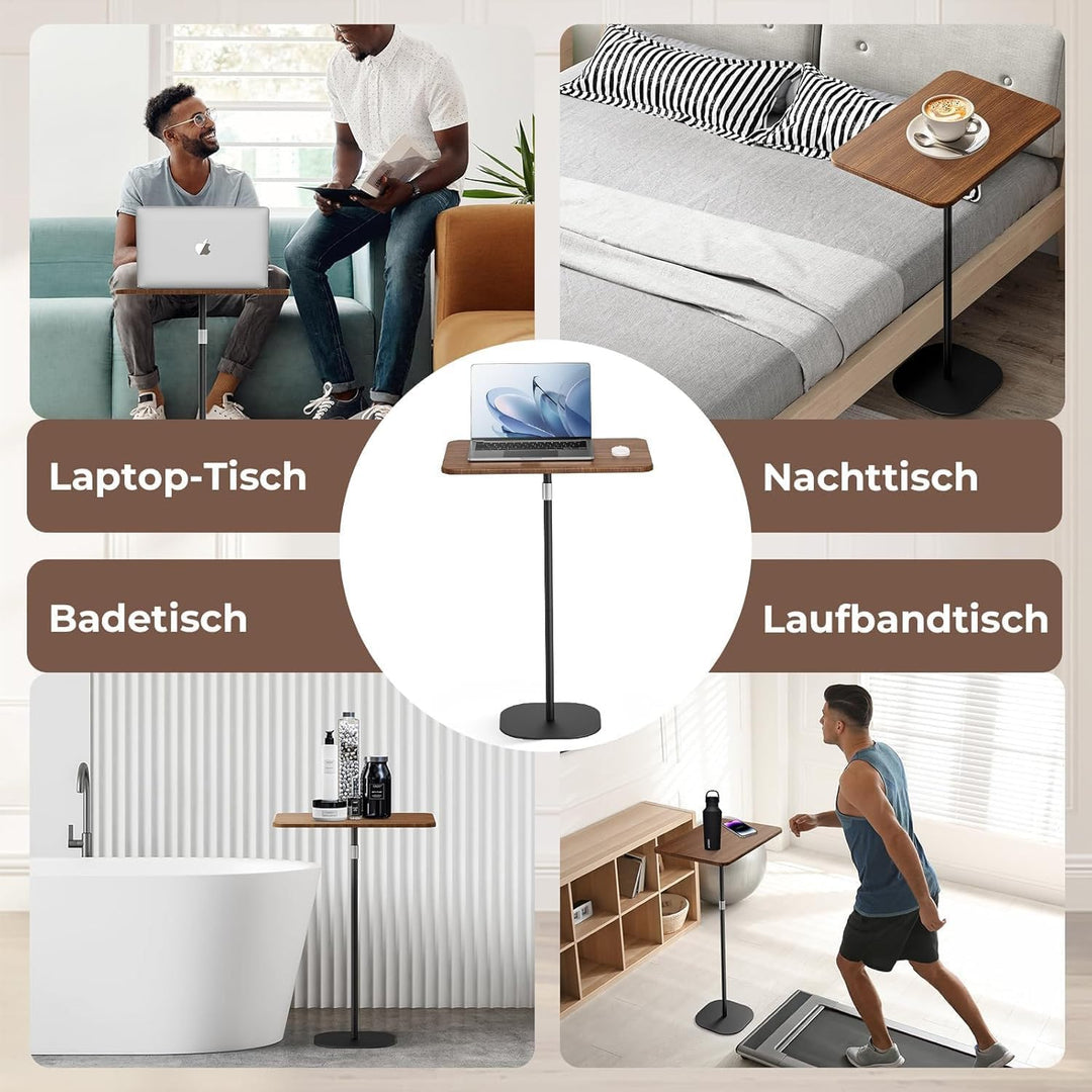 Generisch Stehpult Höhenverstellbar mit 46–120cm Laptop Ständer, Mobile Schreibtisch Verstellbarer B