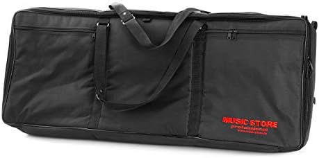 MUSIC STORE Keyboardtasche KC-18 II, 98x39x15cm, Schwarz, Nylon, 20mm Polsterung, Zubehörfach, Stabi