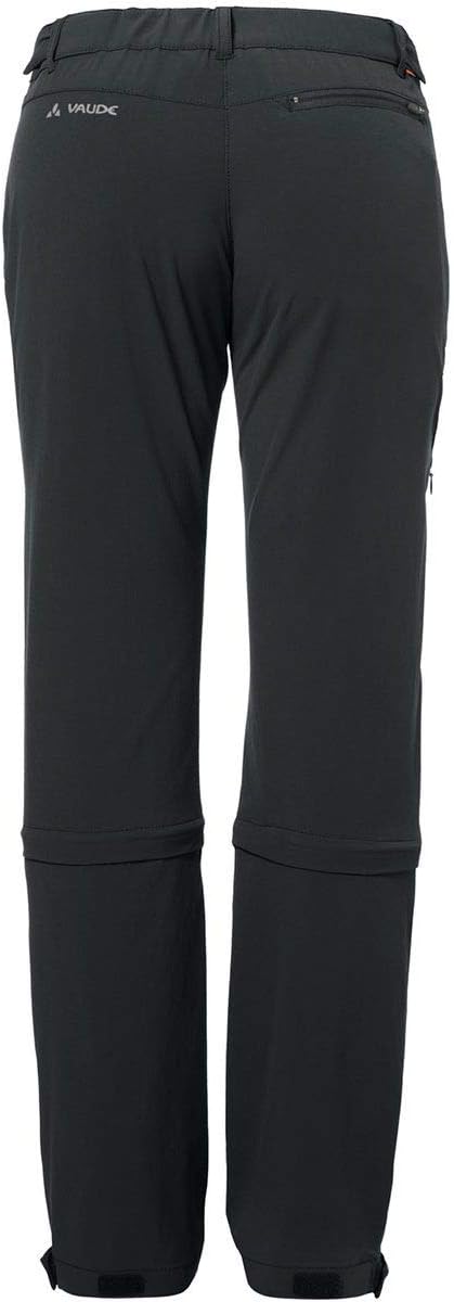 VAUDE Damen Women's Farley Stretch Capri T-Zip Ii Hose, black, 40-Long