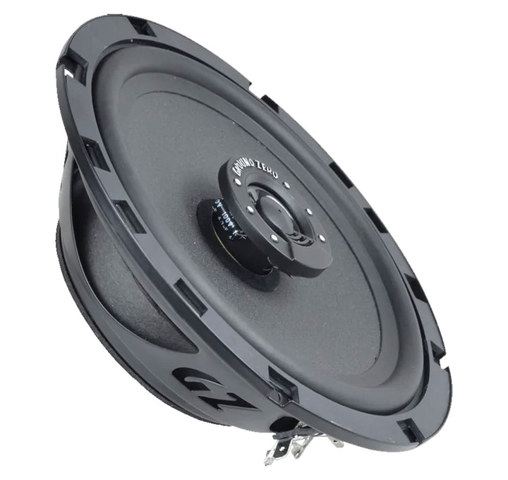 Ground Zero GZIF 6501FX, 2-Wege Koaxial-Lautsprechersystem mit geringer Einbautiefe, 110 Watt max