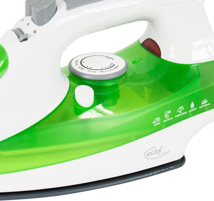 Elta Dampfbügeleisen DB-2300.2 (2000 Watt, Keramik-Sohle, Selbstreinigung, Spray-Funktion, 1,9m Kabe