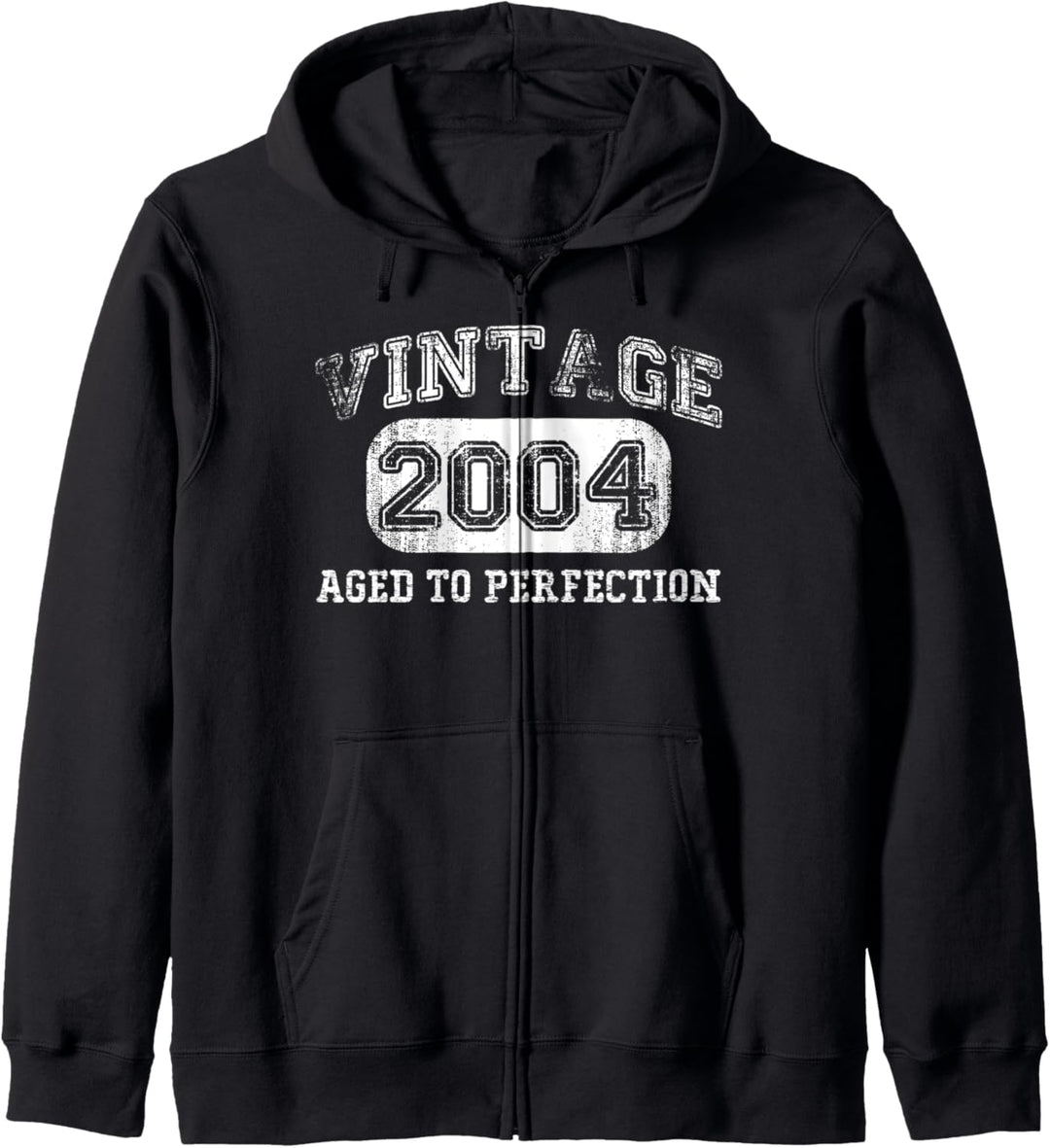 Vintage 2004 Geburtstagsgeschenk 18 Jahre alt Kapuzenjacke