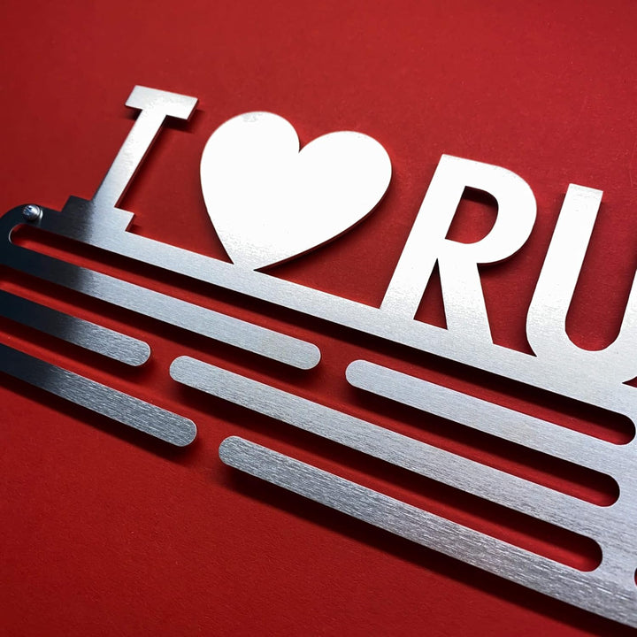 United Medals I Love Running Medaillenhalter Running Laufen für 48 Medaillen Aufbewahrung - Läufer G