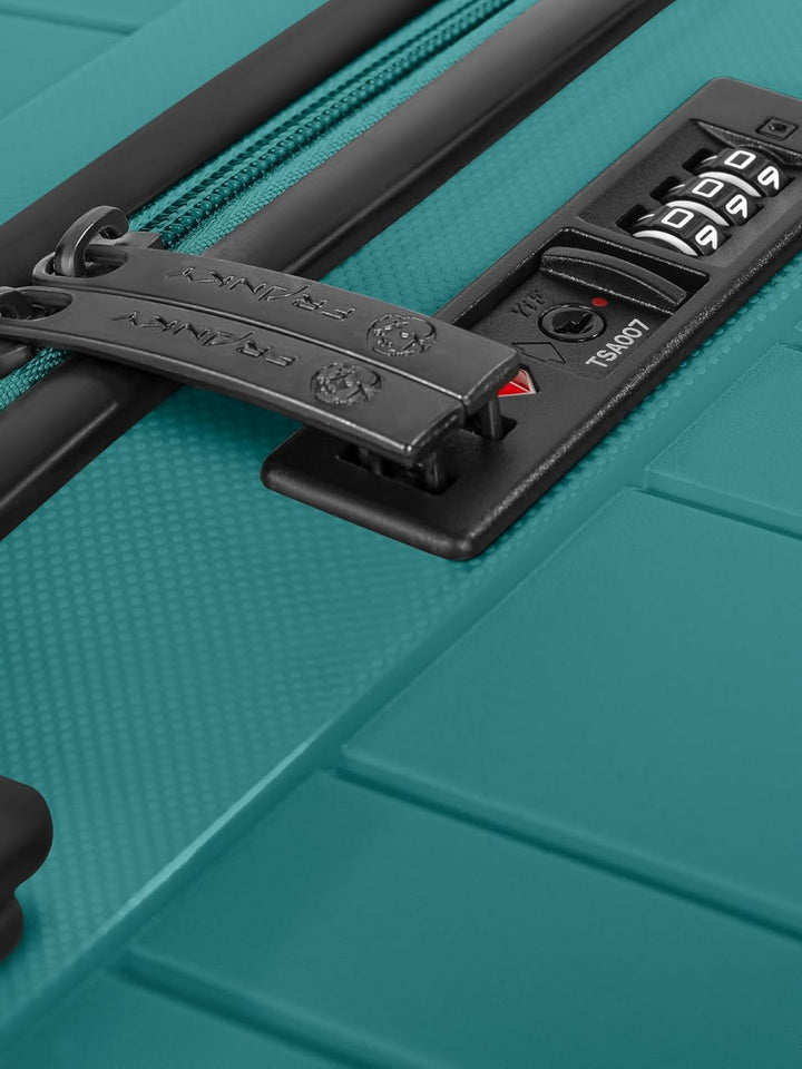 Franky Dallas 3.0 Hartschalen-Trolley mit 4 Rollen Koffer Set 3 Teilig | Ausgestattet mit TSA-Schlos