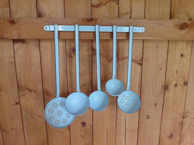 Riess - CLASSIC - Schaumlöffel Schaumkelle Emaille (türkis), Türkis