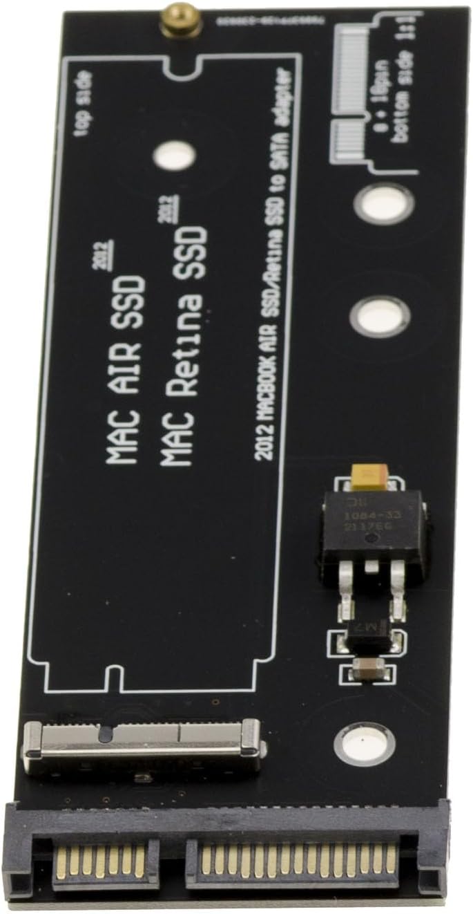 KALEA-INFORMATIQUE SATA-Adapter für 2012 Mac AIR oder Retina SSD mit 8+18 Pins, Hochleistungsversion