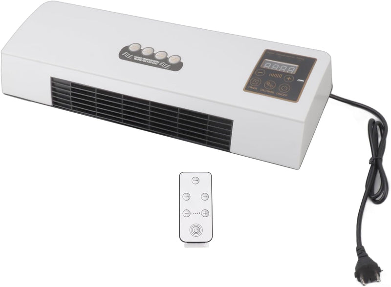 2-in-1-Wandventilator, 21 Zoll, Sommerventilator, elektrischer Ventilator und Heizmaschine, Touch-St