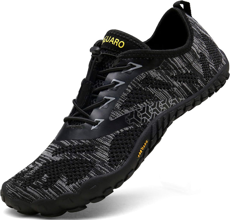 SAGUARO Barfussschuhe Herren Minimalistische Traillaufschuhe Damen Laufschuhe Outdoor Sport Fitnesss