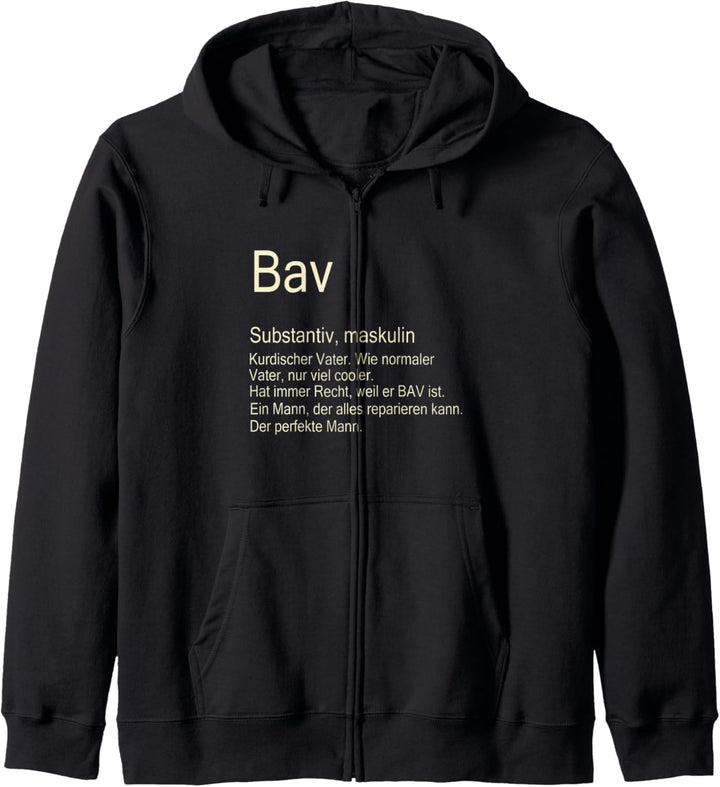 Bav Kurdischer Vater Kapuzenjacke