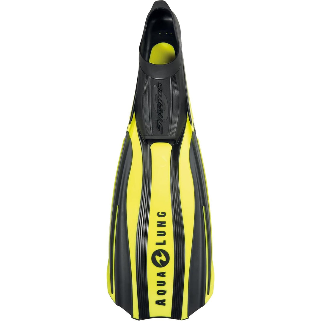 Aqualung Stratos 3 - Unisex-flossen Erwachsene, Fussteillose Flossen für maximale hydrodynamische Le