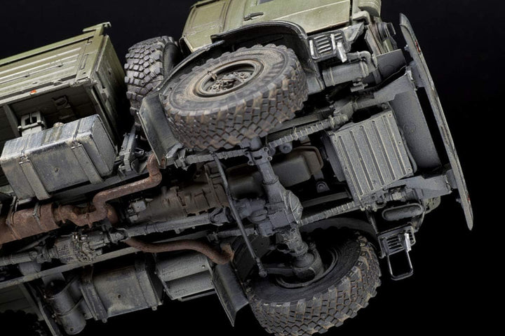 Zvezda 3697 Kamaz Plastikmodellbau 500783697-1:35 5350 Mustang-Plastikbausatz-Modellbausatz-Zusammen