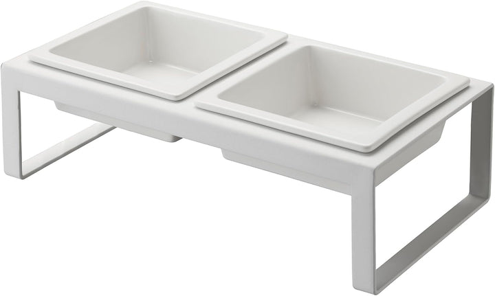Yamazaki Tower Futternapf, Weiss, One Size, Weiss