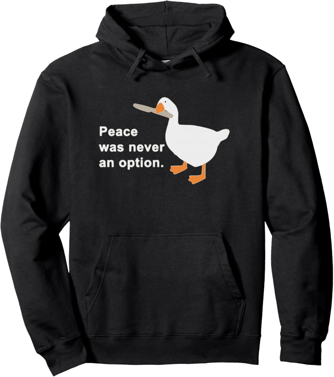 Peace was never an option Pullover Hoodie