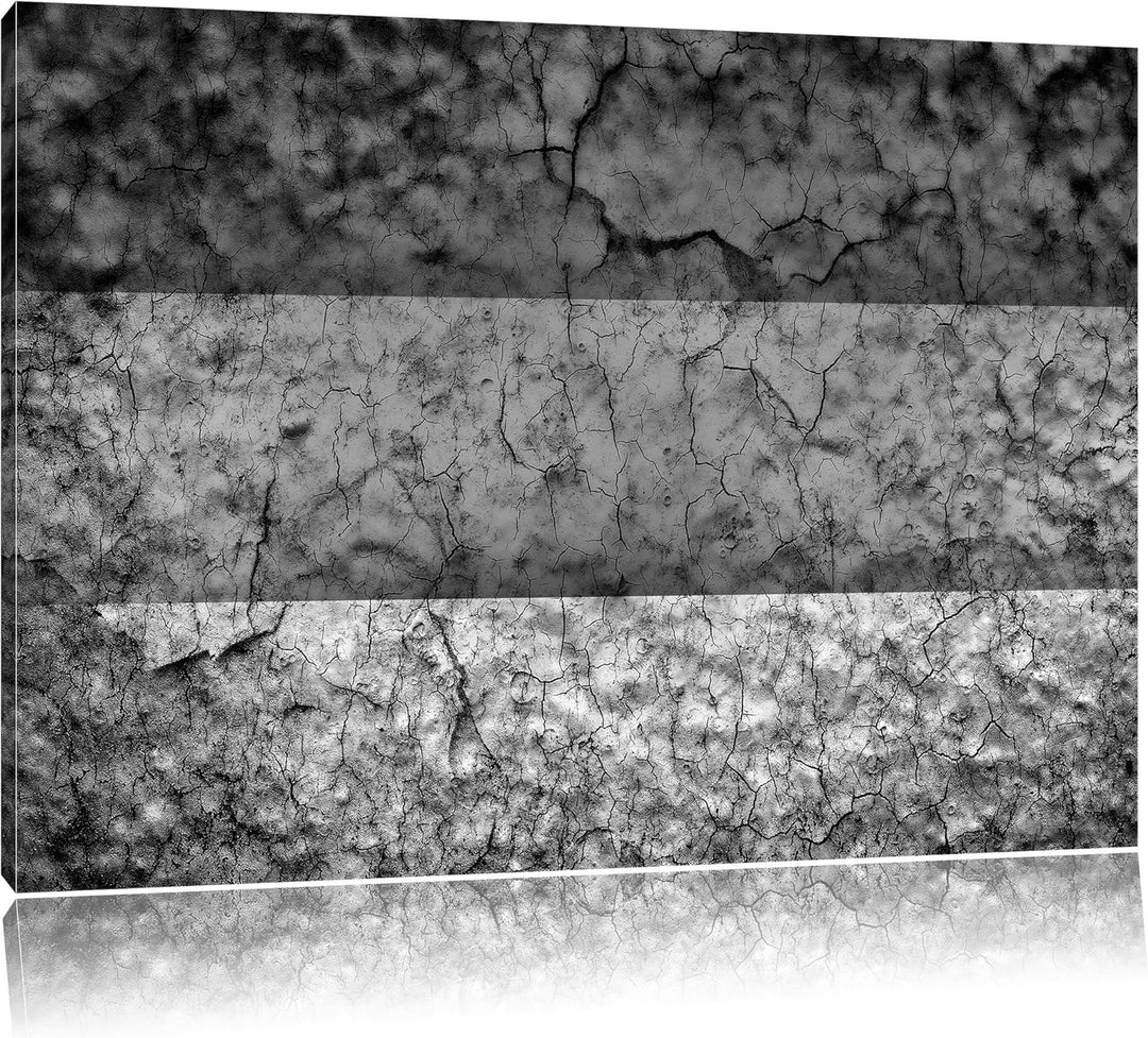 Pixxprint Deutschlandfahne als Leinwandbild/Grösse: 100x70 / Wandbild/Kunstdruck/fertig bespannt, 10