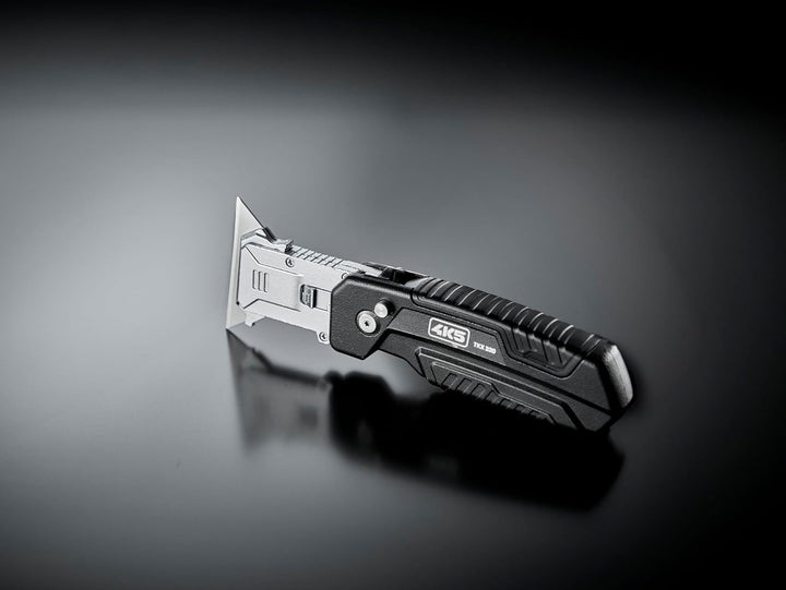 Cuttermesser, TKX 320, mit SK4 Trapezklinge | Schaber-Funktion, 45°/90° einstellbare Klinge, Integri