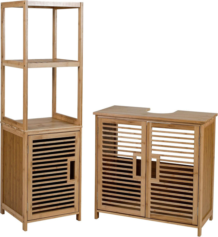 axentia Waschbeckenunterschrank, ca. 60 x 58 x 30 cm