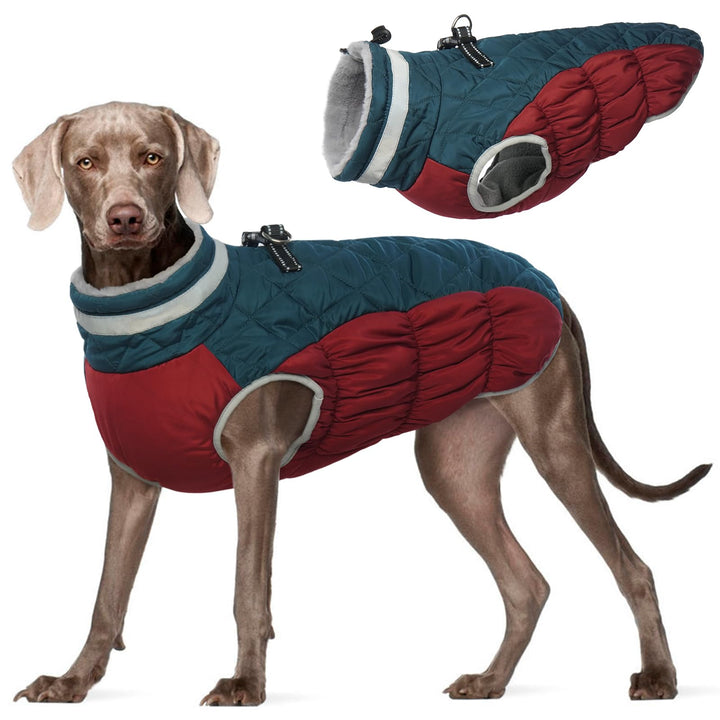 Kuoser Wärme hundemantel, Winddicht hundejacke, Reflektierend hundemantel für kleine Hunde, hundeman