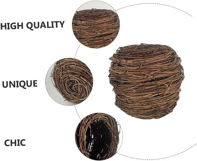 HOMSFOU Hochzeitsdeko 1 Stück Rattan-Vase Trockene Blumen Für Vase Tischdekoration Hochzeitszeremoni