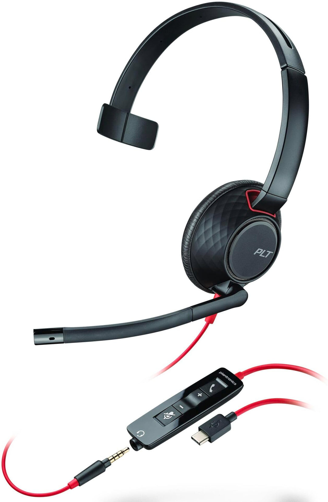 Poly Headset Blackwire C5210 Mono USB-C/A &amp; 3,5 mm