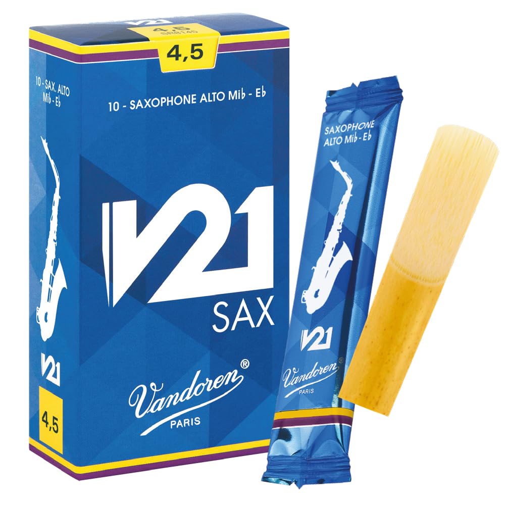 Vandoren SR8145 V21 Alt Saxophon Blätter - 10 Einheiten